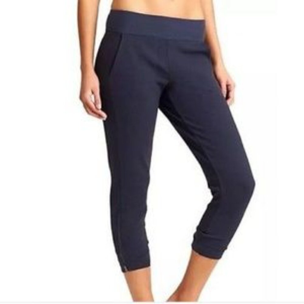 Athleta Azur Cropped Capri Jogger Pants L
